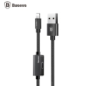 BASEUS-CALYU-01 - Adaptateur Audio + Charge Lightning de Baseus coloris noir