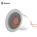 BASEUS-VENTILORED - Ventilateur de bureau USB 2 vitesses double-hélices banc et rouge