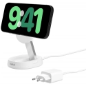 BELKIN-WIA008VFWH - Belkin Support de charge sans fil à induction 15W norme Qi2 + MagSafe coloris blanc