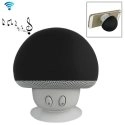 BTCHAMPIGNONNOIR - Mini enceinte Champignon noir bluetooth avec ventouse