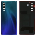 CACHE-P30PROBLEU - Dos cache arrière Huawei P30 PRO en verre bleu (aurora)