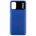 CACHE-POCOM3BLEU - Dos cache arrière Xiaomi Poco M3 coloris bleu