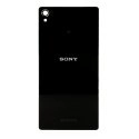 CACHE-XPZ3NOIR - Face arrière vitre du dos origine Sony XPERIA Z3 coloris Noir