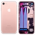 CHASSIS-IP7ROSE - Chassis complet iPhone 7 pré-monté avec nappes + boutons coloris rose