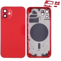 CHASSNU-IP12ROUGE - Châssis sans nappe pour iPhone 12 coloris rouge