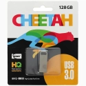 CHEETAH-USB128G - Clé USB 128 Go CHEETAH métal ultra fine coloris gris USB 3.0