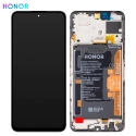 FACE-HONOR90SMARTNOIR - Ecran complet Honor-90 Smart et X7b coloris Noir Vitre + Dalle écran + Châssis + batterie