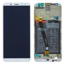 FACE-MATE10LITEBANC - Ecran complet Huawei Mate-10 LITE Vitre + Ecran LCD sur chassis assemblé coloris blanc