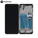 FACE-MOTOG52 - Ecran complet origine Motorola pour Moto G52 Vitre tactile et dalle LCD sur chassis NOIR