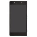 FACEAVXPZ2NOIR - Face Avant complète avec chassis vitre tactile et LCD origine Sony Xperia Z2 Noir