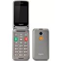 GIGA-GL590 - Téléphone sénior Gigaset GL590 gris avec socle de chargement