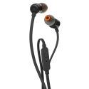 JBL-T110NOIR - Casque intra-auriculaire JBL T110 coloris noir fiche jack 3,5 mm