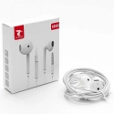 LTP-K6052POD - Ecouteur filaire jack 3.5mm blanc intra-auriculaires pour smartphone et tablette