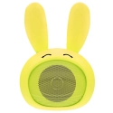 MOB-LAPINJAUNE - Enceinte LAPIN bluetooth coloris jaune