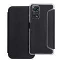 PIANO-NOTE11PRONOIR - Etui type folio (rabat) + coque antichoc pour Xiaomi Redmi Note 11 PRO avec rabat latéral noir