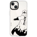 RHINO-CLEARIP15PMAXSHIPPU - Coque RhinoShield iPhone 15 Pro Max série Crystal Clear Naruto Shippuden Sketch Yondaime