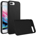 RHINO-SOLIDIP8PLUSBROSSE - Coque RhinoShield pour iPhone 7/8 Plus coloris noir aspect métal brosé