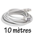 RJ45-10M - Câble Ethernet RJ45 Mâle Mâle longueur 10 mètres