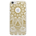 TPU0IPHONE7MANDALAGOLD - Coque souple pour Apple iPhone 7 avec impression Motifs Mandala gold