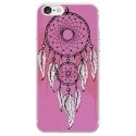 TPU0IPHONE7REVEROSE - Coque souple pour Apple iPhone 7 avec impression Motifs attrape rêve sur fond rose