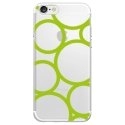 TPU0IPHONE7RONDSVERTS - Coque souple pour Apple iPhone 7 avec impression Motifs ronds verts