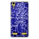 TPU0LK3ARABESQUEBLEU - Coque souple pour Lenovo K3 avec impression Motifs arabesque bleu