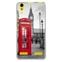 TPU0LK3CABINEUK - Coque souple pour Lenovo K3 avec impression Motifs cabine téléphonique UK rouge