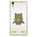 TPU0LK3CHOUETTE - Coque souple pour Lenovo K3 avec impression Motifs chouette psychédélique