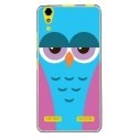 TPU0LK3CHOUETTE4 - Coque souple pour Lenovo K3 avec impression Motifs chouette endormie bleue et rose