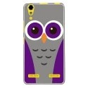 TPU0LK3CHOUETTE5 - Coque souple pour Lenovo K3 avec impression Motifs chouette mauve et grise