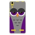 TPU0LK3CHOUETTE6 - Coque souple pour Lenovo K3 avec impression Motifs chouette endormie mauve et grise