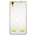 TPU0LK3CRANE - Coque souple pour Lenovo K3 avec impression Motifs crâne blanc