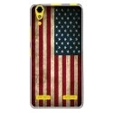 TPU0LK3DRAPUSAVINTAGE - Coque souple pour Lenovo K3 avec impression Motifs drapeau USA vintage