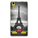 TPU0LK3PARIS2CV - Coque souple pour Lenovo K3 avec impression Motifs Paris et 2CV rouge