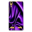 TPU0LK3SOIEMAUVE - Coque souple pour Lenovo K3 avec impression Motifs soie drapée mauve