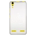 TPU0LK3TRISKEL - Coque souple pour Lenovo K3 avec impression Motifs Triskel Celte blanc