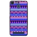 TPU150FHELIUMAZTEQUEBLEUVIO - Coque souple pour Archos 50F Helium avec impression Motifs aztèque bleu et violet