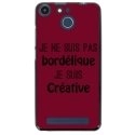 TPU150FHELIUMBORDELIQUEBORDEA - Coque souple pour Archos 50F Helium avec impression Motifs Je ne suis pas bordélique bordeau