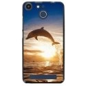 TPU150FHELIUMDAUPHIN - Coque souple pour Archos 50F Helium avec impression Motifs dauphin