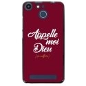 TPU150FHELIUMDIEUBORDEAU - Coque souple pour Archos 50F Helium avec impression Motifs Appelle moi Dieu bordeau