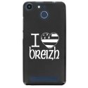 TPU150FHELIUMDRAPBREIZH - Coque souple pour Archos 50F Helium avec impression Motifs drapeau Breton I Love Breizh