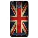 TPU150FHELIUMDRAPUKVINTAGE - Coque souple pour Archos 50F Helium avec impression Motifs drapeau UK vintage