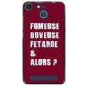 TPU150FHELIUMFUMEUSEBORDEAU - Coque souple pour Archos 50F Helium avec impression Motifs fumeuse et alors bordeau