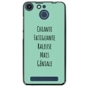 TPU150FHELIUMGENIALETURQUOISE - Coque souple pour Archos 50F Helium avec impression Motifs Chiante mais Géniale turquoise