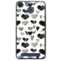 TPU150FHELIUMLOVE1 - Coque souple pour Archos 50F Helium avec impression Motifs Love coeur 1