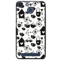 TPU150FHELIUMLOVE3 - Coque souple pour Archos 50F Helium avec impression Motifs Love coeur 3