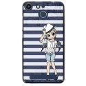 TPU150FHELIUMMANGAMARINE - Coque souple pour Archos 50F Helium avec impression Motifs manga fille marin