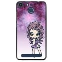 TPU150FHELIUMMANGAVIOLETTA - Coque souple pour Archos 50F Helium avec impression Motifs manga fille violetta