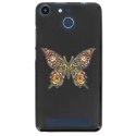 TPU150FHELIUMPAPILLONSEUL - Coque souple pour Archos 50F Helium avec impression Motifs papillon psychédélique