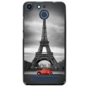 TPU150FHELIUMPARIS2CV - Coque souple pour Archos 50F Helium avec impression Motifs Paris et 2CV rouge